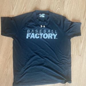Black Baseball Factory Under Armour Tee